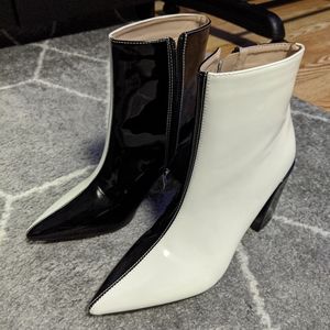Nasty Gal Double Take Two-Tone Boot